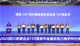 “2025四川民营企业100强”出炉太阳成集团tyc151cc再次上榜