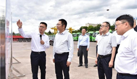 楚雄州州长张文旺莅临公司调研交能融合 （新能源重卡利用）工作